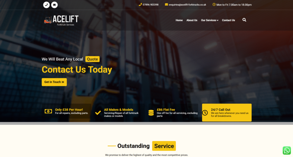 Acelift Homepage